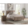 image:imageSignature Design by Ashley Stanziford Transitional Panel Headboard Queen Light Brown