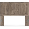 image:imageSignature Design by Ashley Stanziford Transitional Panel Headboard Queen Light Brown