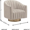 image:imageSignature Design by Ashley Swivel Barrel Accent Chair Pearl Penzlin