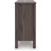 image:imageSignature Design by Ashley Symarro Casual 6Drawer Dresser with Walnut Finish Dark Brown