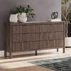 image:imageSignature Design by Ashley Symarro Casual 6Drawer Dresser with Walnut Finish Dark Brown