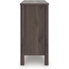 image:imageSignature Design by Ashley Symarro Casual 6Drawer Dresser with Walnut Finish Dark Brown