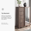 image:imageSignature Design by Ashley Symarro Casual Dressing 5Drawer Chest with Walnut Finish Dark Brown