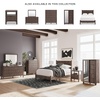 image:imageSignature Design by Ashley Symarro Vintage 5Drawer Wide Chest with Easy Glide and Safety Stop for Bedroom Dark Brown