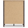 image:imageSignature Design by Ashley Symarro Vintage 5Drawer Wide Chest with Easy Glide and Safety Stop for Bedroom Dark Brown