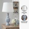 image:imageSignature Design by Ashley Table Lamp 315 Wood Terracotta Antique Blue