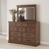 image:imageSignature Design by Ashley Taffenbrook 10Drawer Dresser and Mirror Brown