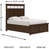 image:imageSignature Design by Ashley Taffenbrook Queen Panel Storage Bed BrownMedium Brown
