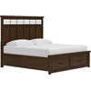 image:imageSignature Design by Ashley Taffenbrook Queen Panel Storage Bed BrownMedium Brown