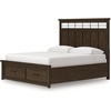 image:imageSignature Design by Ashley Taffenbrook Queen Panel Storage Bed BrownMedium Brown