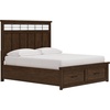 image:imageSignature Design by Ashley Taffenbrook Queen Panel Storage Bed BrownMedium Brown