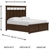 image:imageSignature Design by Ashley Taffenbrook Queen Panel Storage Bed BrownMedium Brown