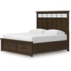 image:imageSignature Design by Ashley Taffenbrook Queen Panel Storage Bed BrownMedium Brown