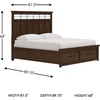 image:imageSignature Design by Ashley Taffenbrook Queen Panel Storage Bed BrownMedium Brown