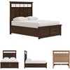 image:imageSignature Design by Ashley Taffenbrook Queen Panel Storage Bed BrownMedium Brown