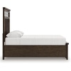 image:imageSignature Design by Ashley Taffenbrook Queen Panel Storage Bed BrownMedium Brown