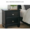 image:imageSignature Design by Ashley Tall Farmhouse Nightstand 2 Drawer Black