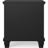 image:imageSignature Design by Ashley Tall Farmhouse Nightstand 2 Drawer Black