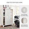 image:imageSignature Design by Ashley Tall White Dresser for Bedroom Dressing ChestWhitewash