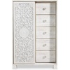 image:imageSignature Design by Ashley Tall White Dresser for Bedroom Dressing ChestWhitewash
