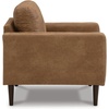 image:imageSignature Design by Ashley Telora Contemporary Faux Leather Chair with Loose Cushions Light Brown