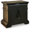 image:imageSignature Design by Ashley Thoridan 3 Drawer Wood Nightstand Dark Brown