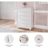 image:imageSignature Design by Ashley Trindura Tall 5Drawer White Chest of Drawers