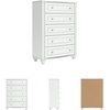 image:imageSignature Design by Ashley Trindura Tall 5Drawer White Chest of Drawers