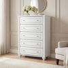 image:imageSignature Design by Ashley Trindura Tall 5Drawer White Chest of Drawers