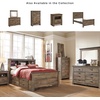 image:imageSignature Design by Ashley Trinell Farmhouse Twin Bed Frame BrownFull Bookcase Bed with 2 Sided Storage