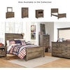 image:imageSignature Design by Ashley Trinell Farmhouse Twin Bed Frame BrownFull Panel Bed