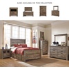 image:imageSignature Design by Ashley Trinell Farmhouse Twin Bed Frame BrownFull Panel Bed with 2 Storage Drawers