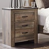 image:imageSignature Design by Ashley Trinell Farmhouse Twin Bed Frame BrownNightstand
