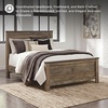 image:imageSignature Design by Ashley Trinell Farmhouse Twin Bed Frame BrownQueen Panel Bed