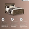 image:imageSignature Design by Ashley Trinell Farmhouse Twin Bed Frame BrownQueen Panel Bed