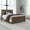 image:imageSignature Design by Ashley Trinell Farmhouse Twin Bed Frame BrownQueen Panel Bed