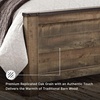image:imageSignature Design by Ashley Trinell Farmhouse Twin Bed Frame BrownQueen Panel Bed