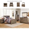 image:imageSignature Design by Ashley Trinell Farmhouse Twin Bed Frame BrownTwin Bookcase Bed