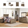 image:imageSignature Design by Ashley Trinell Farmhouse Twin Bed Frame BrownTwin Panel Bed