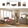 image:imageSignature Design by Ashley Trinell Rustic Twin Bookcase HeadboardTwin