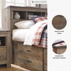 image:imageSignature Design by Ashley Trinell Rustic Twin Bookcase HeadboardTwin