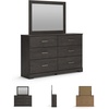 image:imageSignature Design by Ashley Twin Bed Frame Belachime CharcoalCharcoal