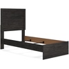 image:imageSignature Design by Ashley Twin Bed Frame Belachime CharcoalCharcoal