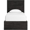 image:imageSignature Design by Ashley Twin Bed Frame Belachime CharcoalCharcoal
