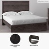 image:imageSignature Design by Ashley Twin Bed Frame Belachime CharcoalCharcoal