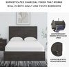 image:imageSignature Design by Ashley Twin Bed Frame Belachime CharcoalCharcoal