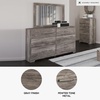 image:imageSignature Design by Ashley Twin Bed Frame Belachime CharcoalGrey