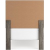 image:imageSignature Design by Ashley Twin Bed Frame Belachime CharcoalGrey
