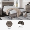 image:imageSignature Design by Ashley Twin Bed Frame Belachime CharcoalGrey