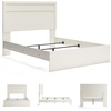 image:imageSignature Design by Ashley Twin Bed Frame Belachime CharcoalWhite